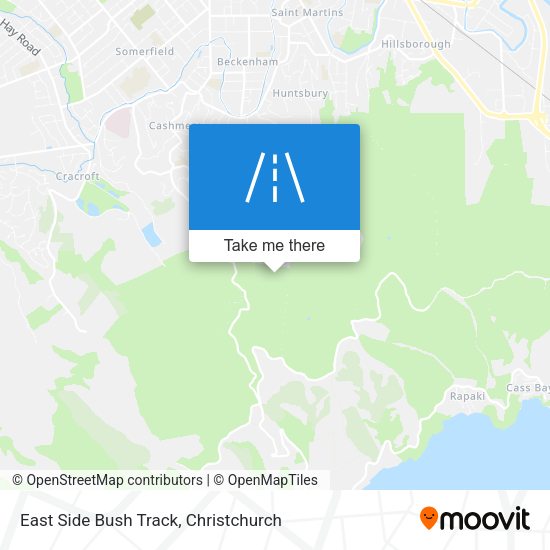 East Side Bush Track map