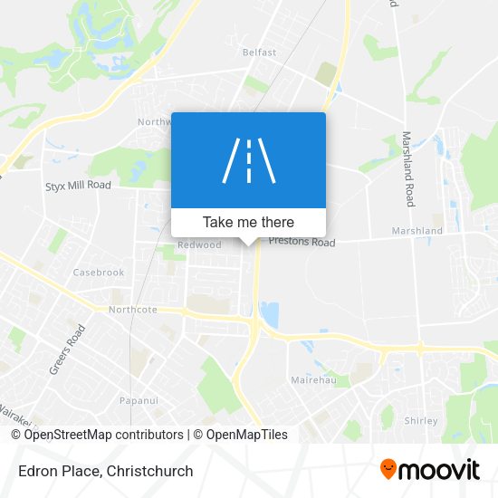 Edron Place map