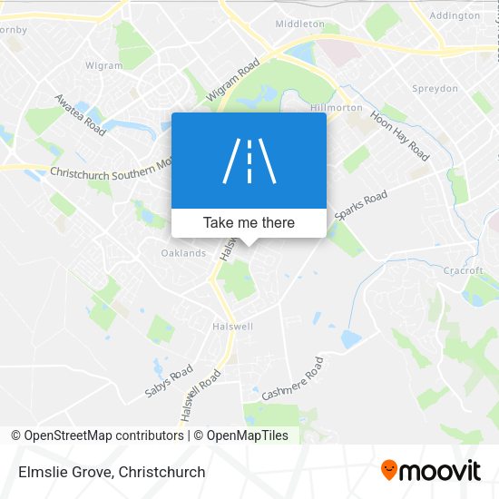 Elmslie Grove map