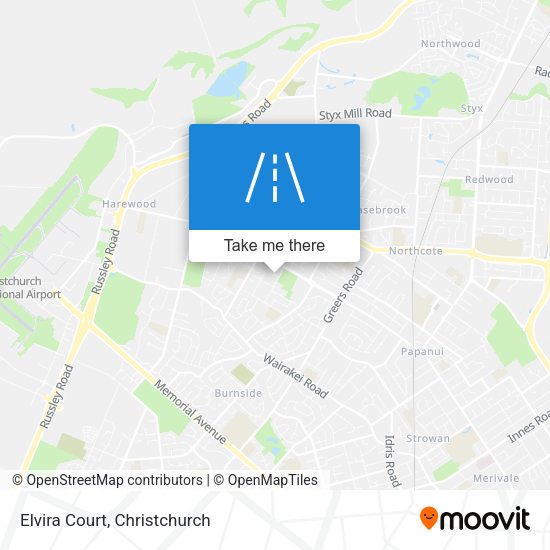 Elvira Court map