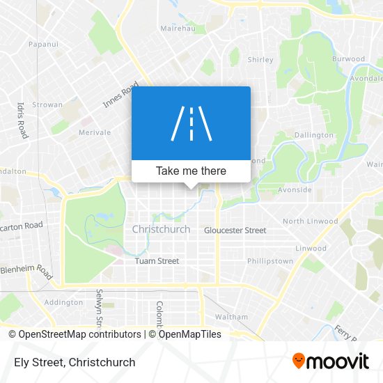 Ely Street map