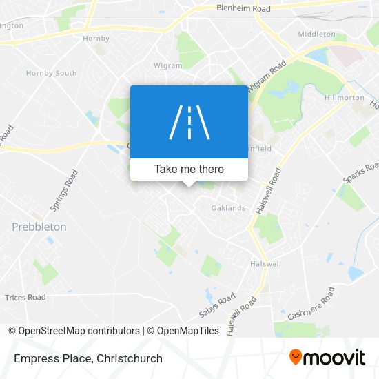 Empress Place map