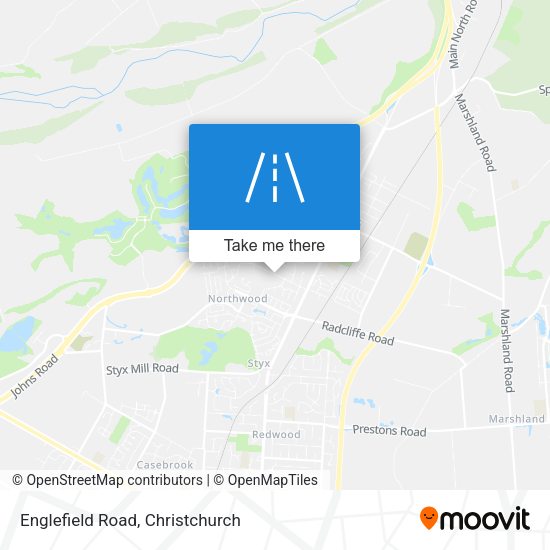 Englefield Road map