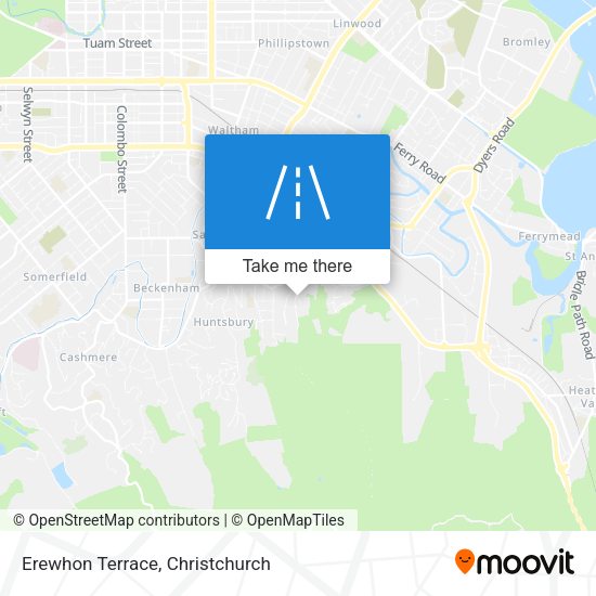 Erewhon Terrace map