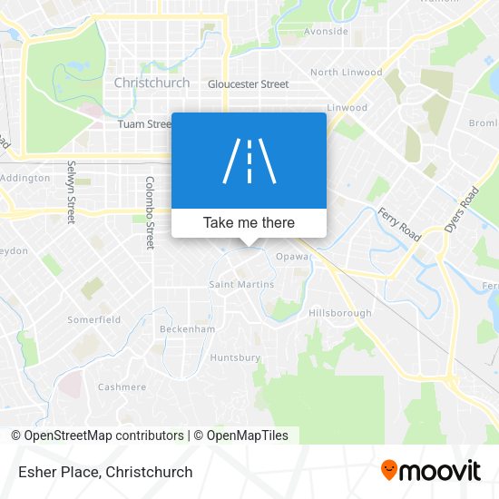 Esher Place map