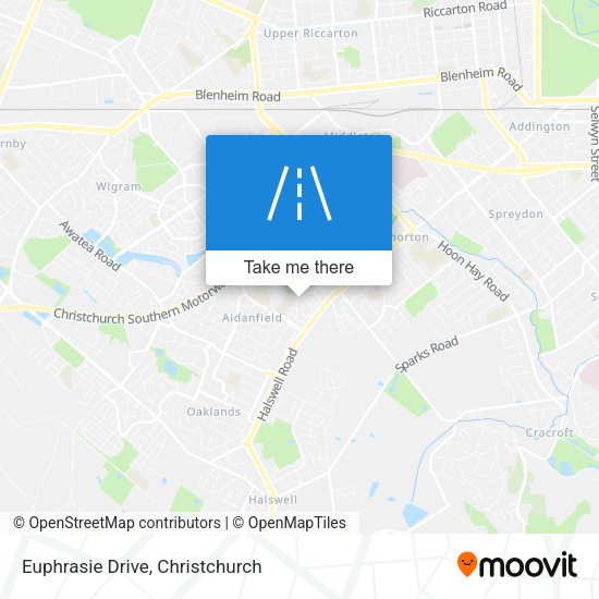 Euphrasie Drive map