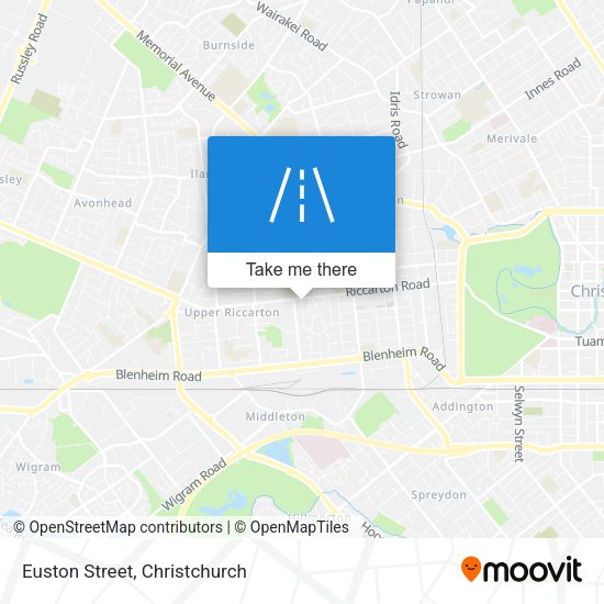 Euston Street map