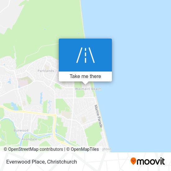 Evenwood Place map