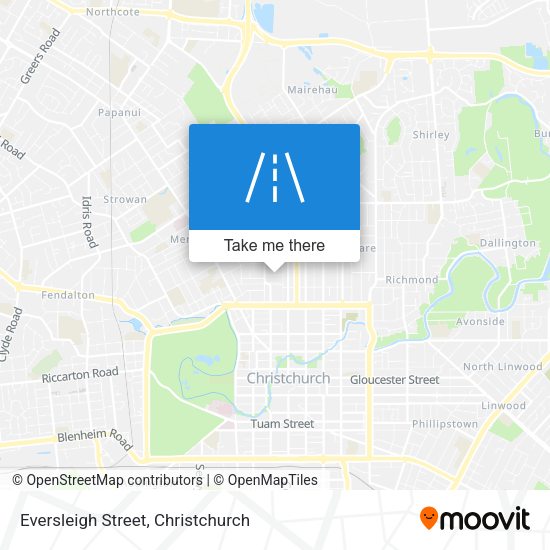 Eversleigh Street map