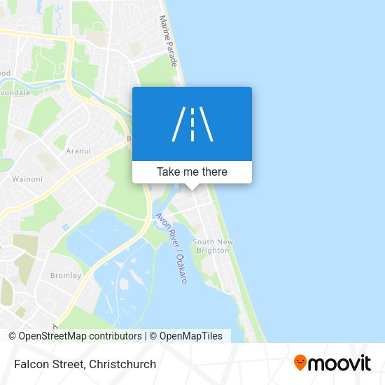 Falcon Street map