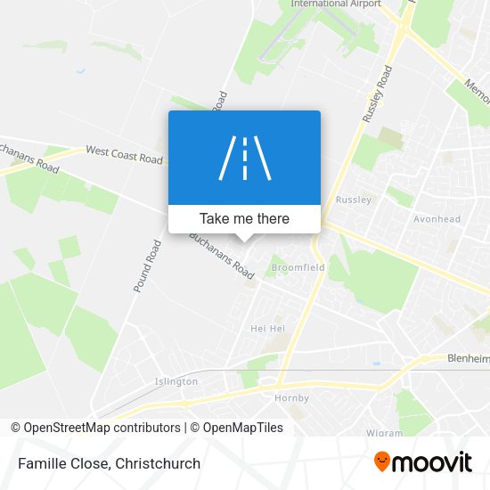 Famille Close map