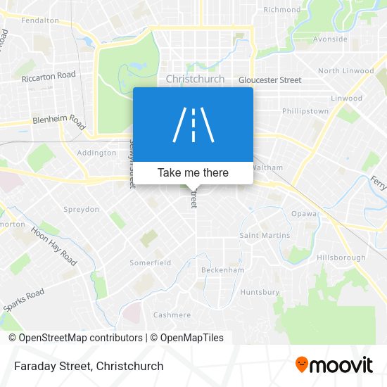 Faraday Street map