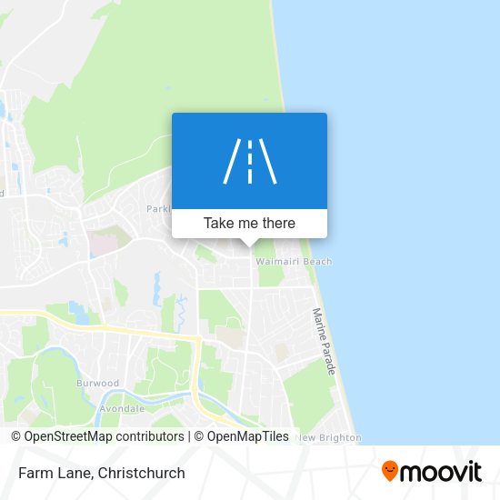 Farm Lane map