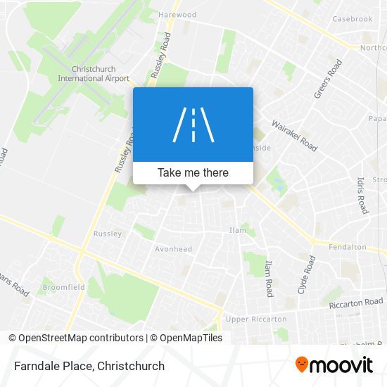 Farndale Place map