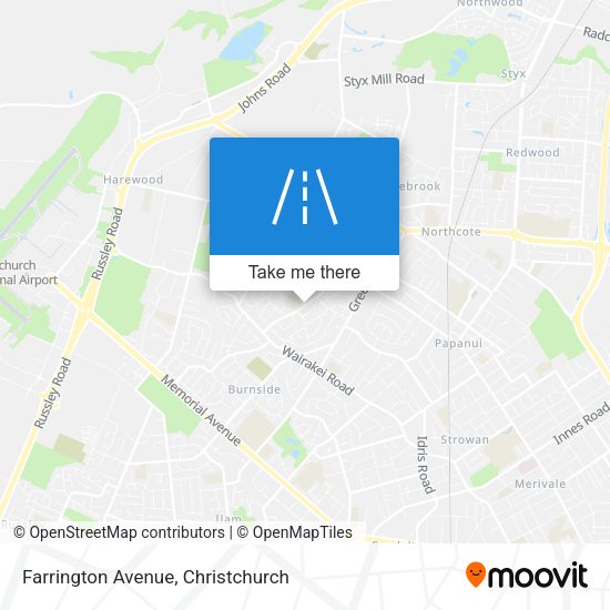 Farrington Avenue map
