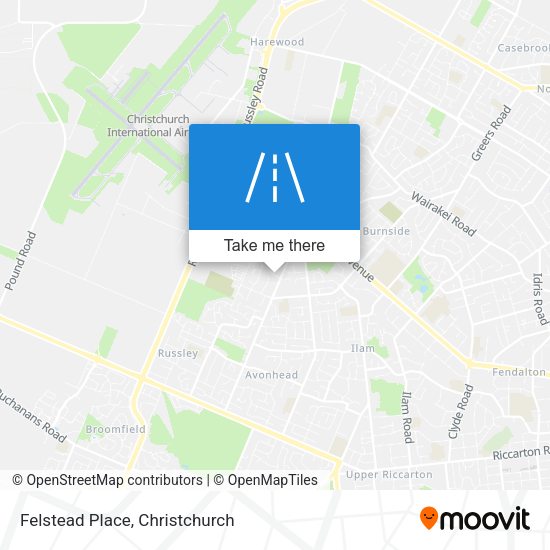 Felstead Place map