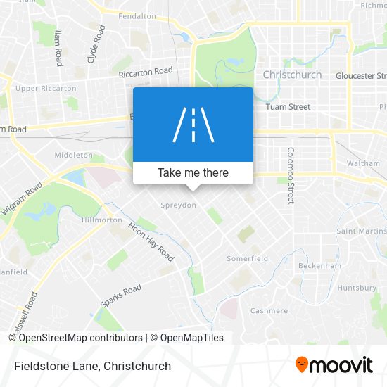 Fieldstone Lane map