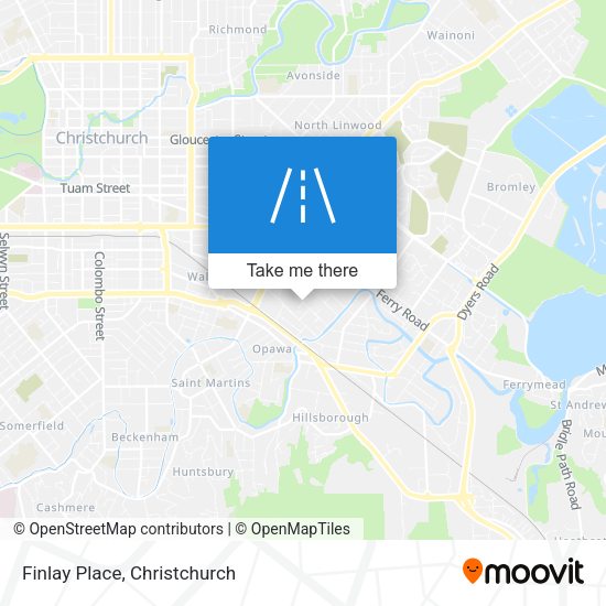 Finlay Place map