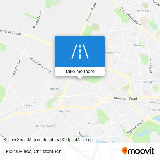 Fiona Place map