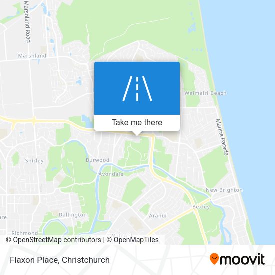 Flaxon Place map