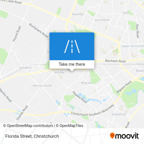 Florida Street map