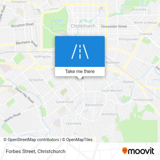 Forbes Street map
