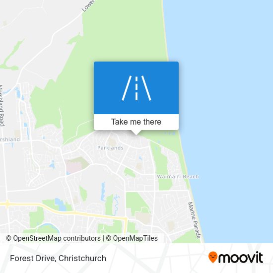 Forest Drive map