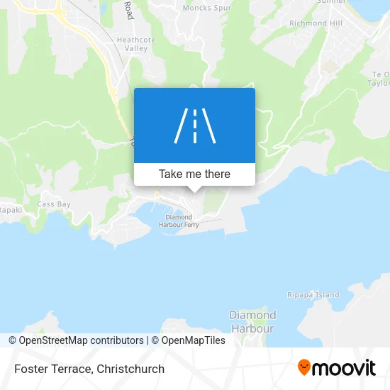 Foster Terrace map