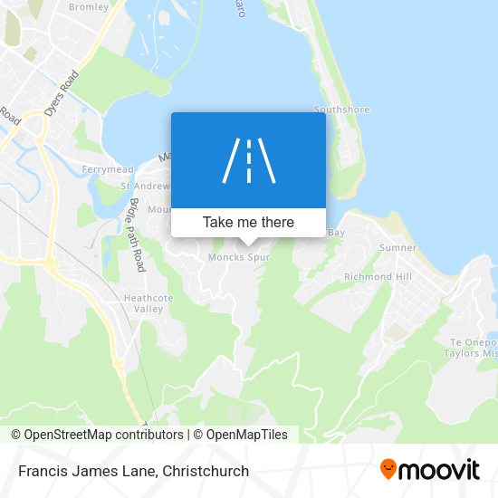 Francis James Lane map
