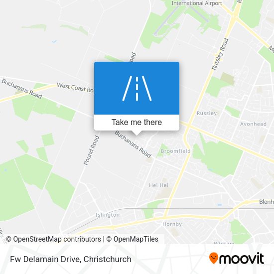 Fw Delamain Drive map