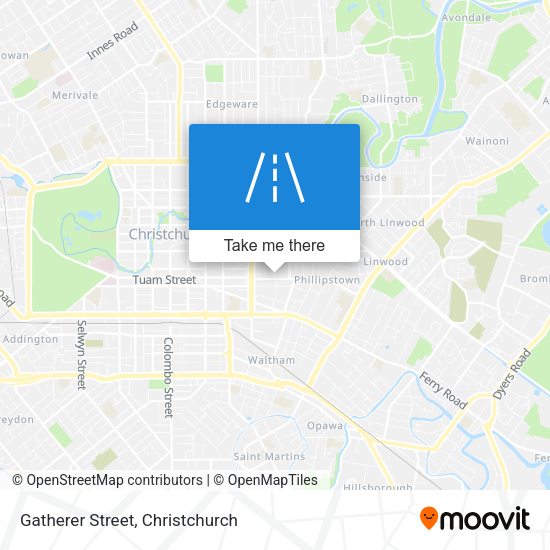 Gatherer Street map
