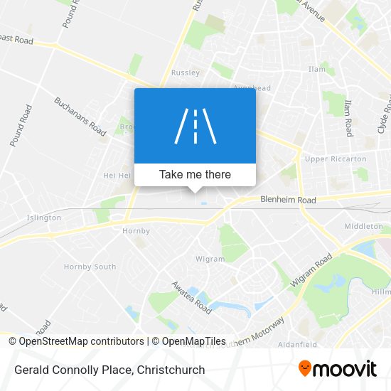 Gerald Connolly Place map