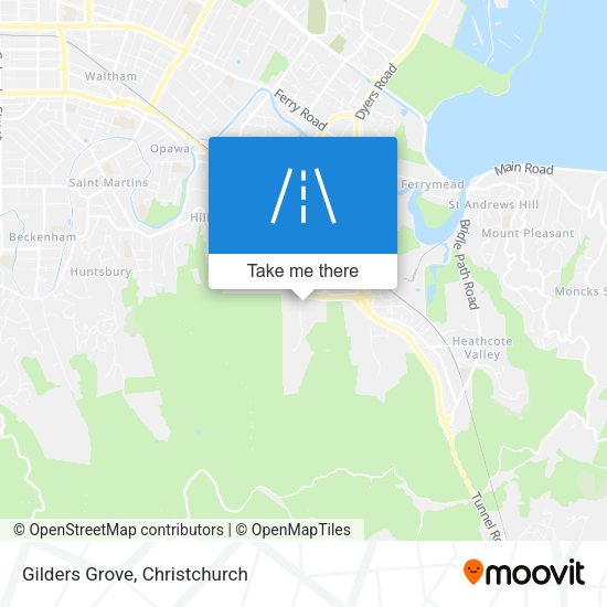 Gilders Grove map