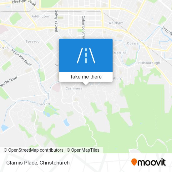 Glamis Place map