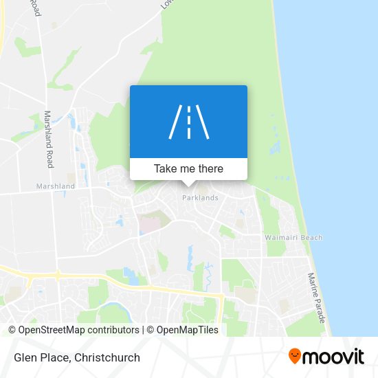 Glen Place map
