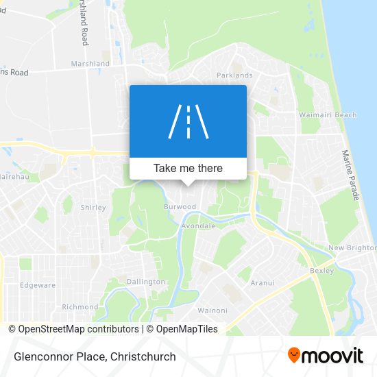 Glenconnor Place map