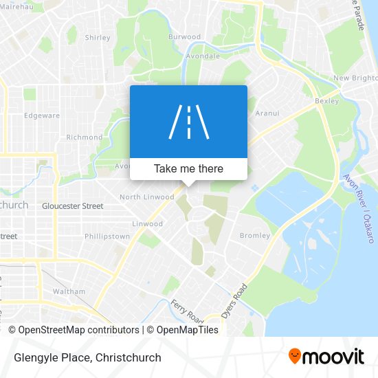 Glengyle Place map