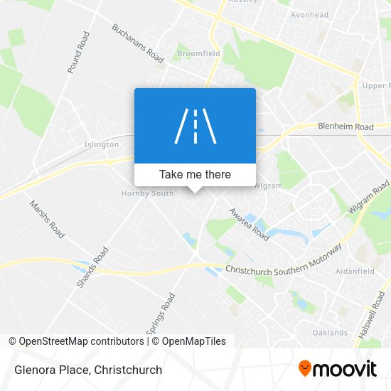 Glenora Place map