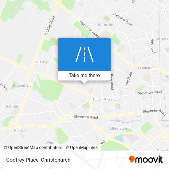 Godfrey Place map