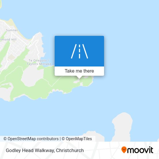 Godley Head Walkway map