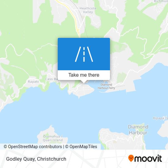 Godley Quay map