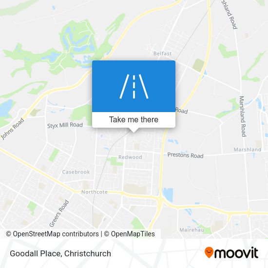 Goodall Place map