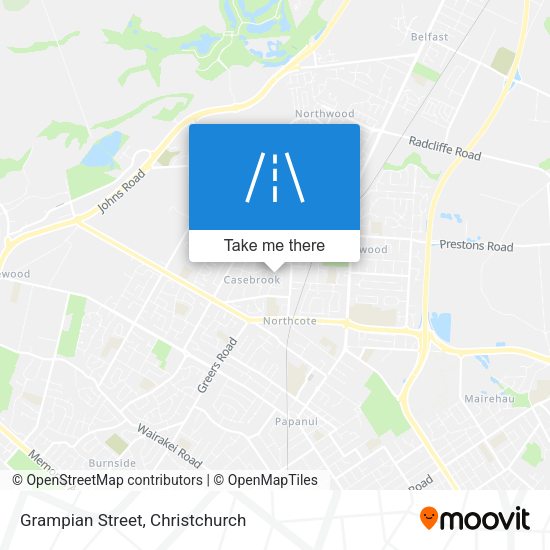 Grampian Street map