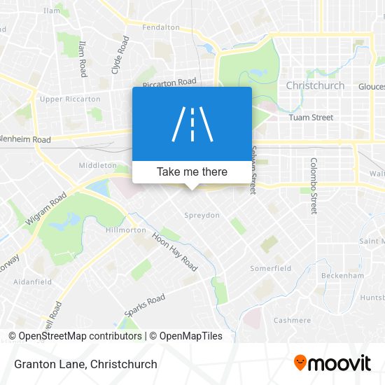 Granton Lane map
