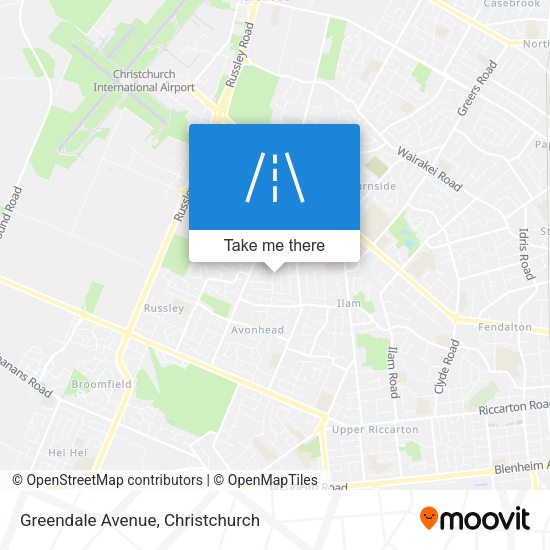 Greendale Avenue map
