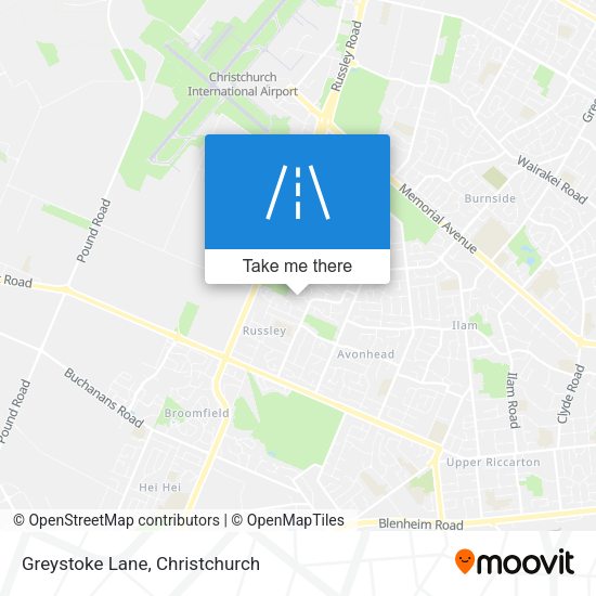 Greystoke Lane map