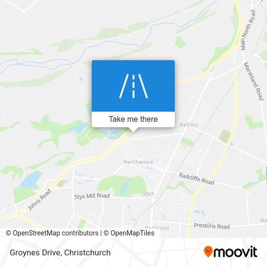 Groynes Drive map