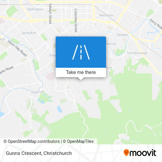 Gunns Crescent map