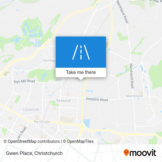 Gwen Place map