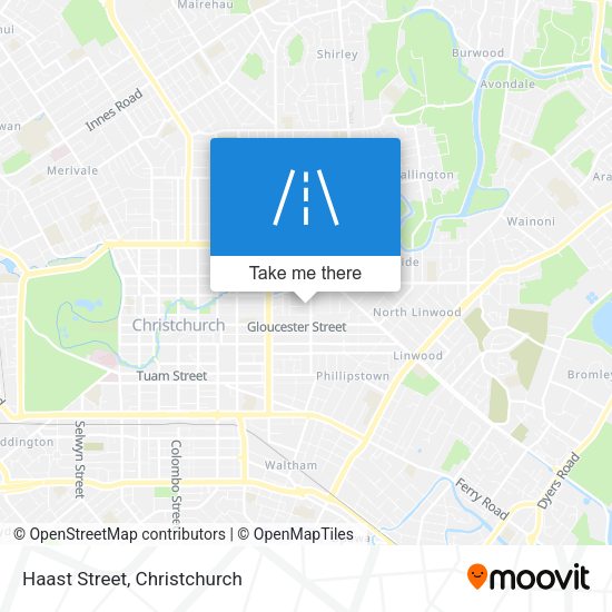 Haast Street map